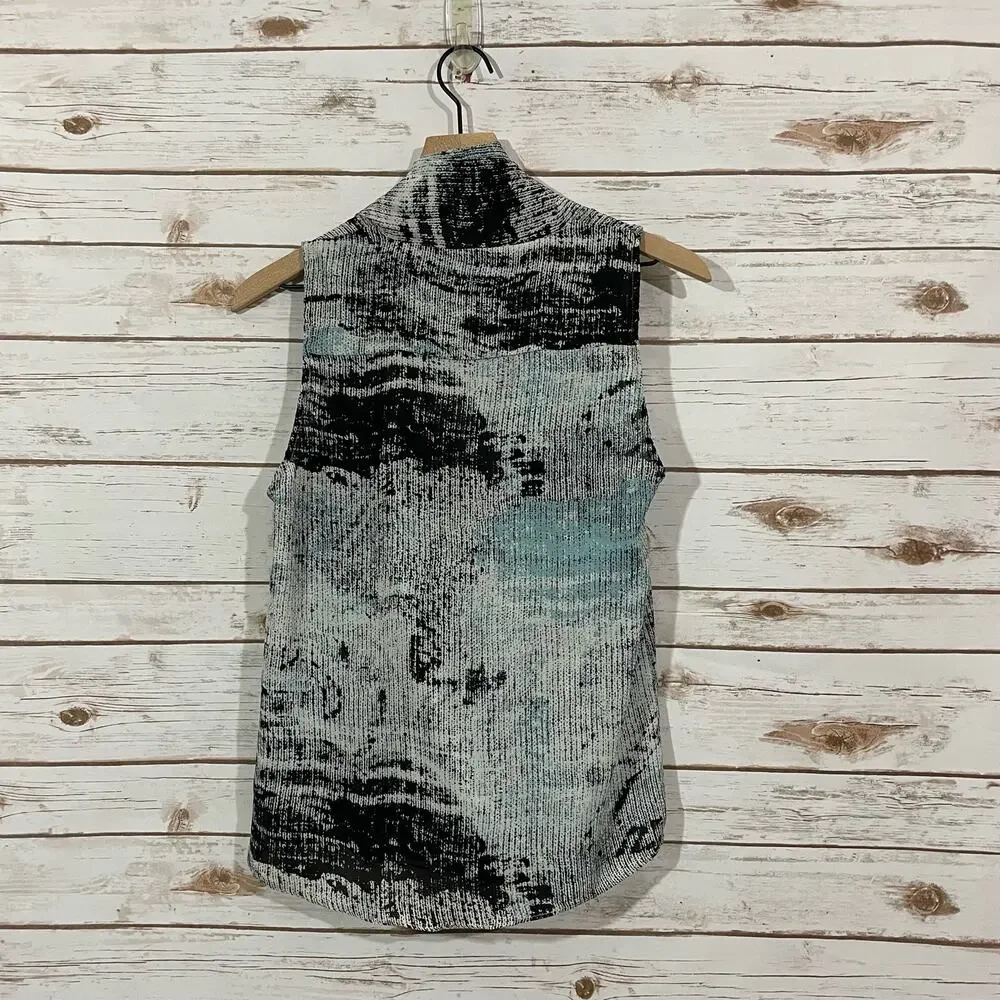 Parker Faux Wrap Sleeveless Top - Multi Color - Medium - Picture 7 of 14